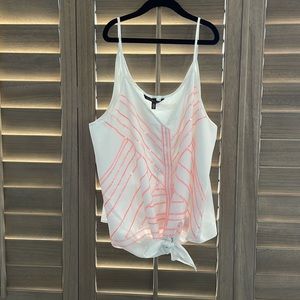 White tank with colored sequins